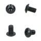 ISO 7380 M6x8 screw, class 10.9, uncoated steel (100 pcs.)