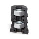 Expansion insert for round profiles NDE.T-30x2-M10 - technopolymer