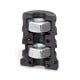 Expansion insert for round profiles NDE.T-30x2-M8 - technopolymer