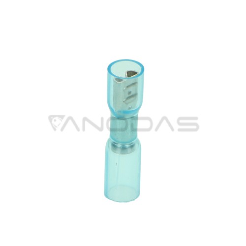 Insulated female flat connector, with heat-shrinkable sleeve (4.8/0.8mm 1.5-2.5mm2) (10 pcs.)  Insulated female flat connector, with heat-shrinkable sleeve (4.8/0.8mm 1.5-2.5mm2) (10 pcs.)