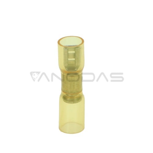 Insulated female flat connector, with heat-shrinkable sleeve (4.8/0.8mm 4-6mm2) (10 pcs.)  Insulated female flat connector, with heat-shrinkable sleeve (4.8/0.8mm 4-6mm2) (10 pcs.)