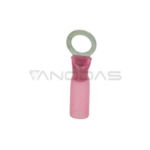 Insulated ring terminal with heat-shrinkable cover (M6 0.5-1.5mm2) (10 pcs.)  Insulated ring terminal with heat-shrinkable cover (M6 0.5-1.5mm2) (10 pcs.)