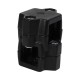 Jungtis stumdomiems mechanizmams GN 134.7-V40-V40-G-SW - juodas aliuminis