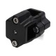 Connector for sliding mechanisms GN 134.7-V50-V50-R-SW - black aluminum