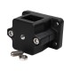 Connector for sliding mechanisms GN 147.7-V40-R-SW - black aluminum