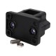 Connector for sliding mechanisms GN 147.7-V40-R-SW - black aluminum