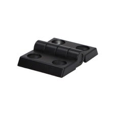 Black metal hinge for profiles 20 39x30mm