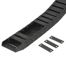 Vikšras kabelio apsaugai 15X40 R38 Pusiau uždaras - 1m