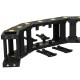 Cable guide 25X57 R55 Open - 1m