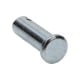 Pins with cylindrical head 12x35mm DIN 1434 B, galvanized steel, white galvanized