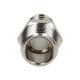 Threaded Christmas tree connector for hose fi 16 mm, R 1/2 GZ, nickel-plated brass, conical thread