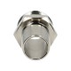 Threaded Christmas tree connector for hose fi 25 mm, R 1 GZ, nickel-plated brass, conical thread