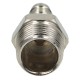 Threaded Christmas tree connector for hose fi 8 mm, R 3/8 GZ, nickel-plated brass, conical thread