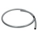 Calibrated PA polyamide pneumatic hose, fi 12x10 mm, silver