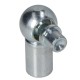 Angular ball joint DIN 71802-13-M8-5-B - steel