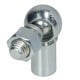 Kampinis rutulinis šarnyras DIN 71802-10-M6-CS - plienas