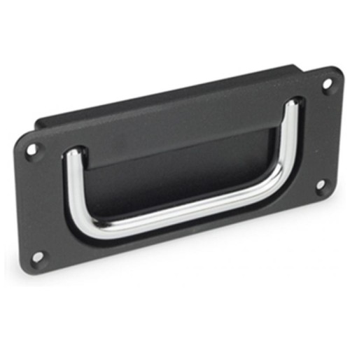 Cassette holder with foldable handle GN 425.8-120-CR-SW-A - cassette holder with foldable handle, steel, chrome-plated, black Cassette holder with foldable handle GN 425.8-120-CR-SW-A - cassette holder with foldable handle, steel, chrome-plated, black