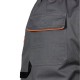 MASTER WAIST TROUSERS, GRAY AND BLACK, size 54, waist 96-100cm