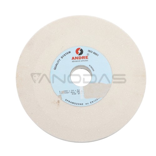 Keraminis šlifavimo diskas T1-A-200/20/32 38A80K7VBE/99A 80K V-35  Keraminis šlifavimo diskas T1-A-200/20/32 38A80K7VBE/99A 80K V-35