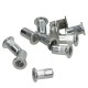 Rivet nut, cylinder knurl, cylindrical collar, M12 oc.B.AN 315 (100 pcs.)