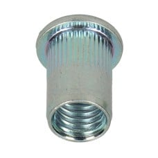 Rivet nut, cylinder knurl, cylindrical collar, M8 grade B AN 315 (100 pcs.)