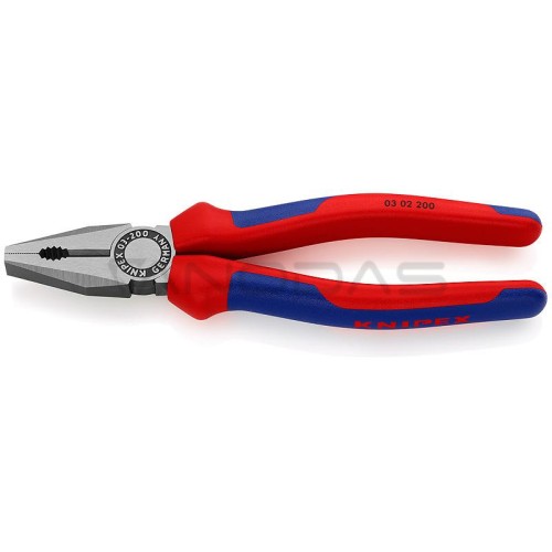 KNIPEX kombinuotos replės 200mm 03 02 200 KNIPEX kombinuotos replės 200mm 03 02 200