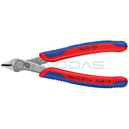 Knipex Šoninės replės elektronikai Inox 125 mm Knipex Šoninės replės elektronikai Inox 125 mm