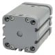 Compact anti-rotation pneumatic actuator 063 x 040