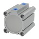 Kompaktiška pneumatinė pavara CQ2B-50X50-D