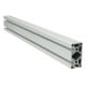 Konstrukcinis aliuminio profilis 40x80mm (3 grioveliai, 8 griovelis) Alutec K&K - 677 mm