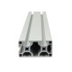 Konstrukcinis aliuminio profilis 40x80mm (3 grioveliai, 8 griovelis) Alutec K&K - 677 mm