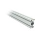 Konstrukcinis aliuminio profilis 40x80mm (lengvas, 10 griovelis) Alutec K&K - 1000mm