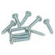Sheet metal screw cylinder head PH ST 4.2x22 galvanized white ISO 7049C (100 pcs.)
