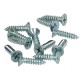 Sheet metal screw with countersunk head, cross recess PH ST 3.9x16, galvanized white, ISO 7050C (100 pcs.)