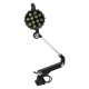 LED machine lamp 12W 24V with mounting bracket