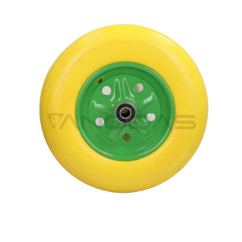 Lietas ratas 390x95 - keliamoji galia 80 kg  Lietas ratas 390x95 - keliamoji galia 80 kg