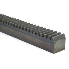 M2 L toothed rack with hardened teeth 490 mm +/- 10mm
