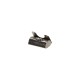 M6 slotted nut for OB40 profiles with spring
