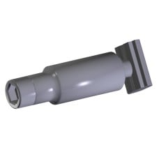 M6x45 automatic connector for profile 164545L