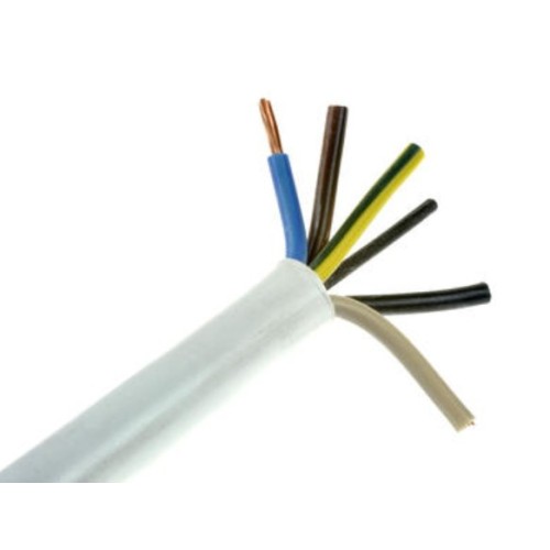 Maitinimo kabelis H05VV-F (OWYo) 5x1.50mm2 PVC 300/500V Maitinimo kabelis H05VV-F (OWYo) 5x1.50mm2 PVC 300/500V