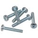 Metal screw DIN 7985 M2x20 galvanized white - 100pcs