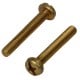Metal screw DIN 7985 M3x16 brass (100 pcs.)