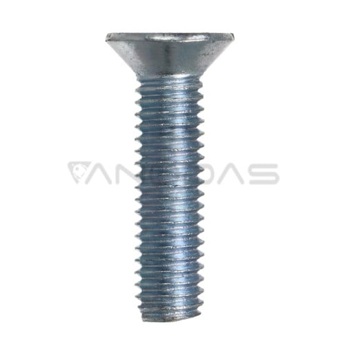Metal screw DIN 965 M2.5x10 galvanized white (100 pcs.)  Metal screw DIN 965 M2.5x10 galvanized white (100 pcs.)