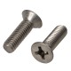 Metalinis varžtas DIN 965 M6x50 A2, nerūdijantis plienas (100 vnt.)