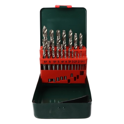 Metalo grąžtų komplektas Metabo HSS-G fi1-10, 19 vnt. Metalo grąžtų komplektas Metabo HSS-G fi1-10, 19 vnt.