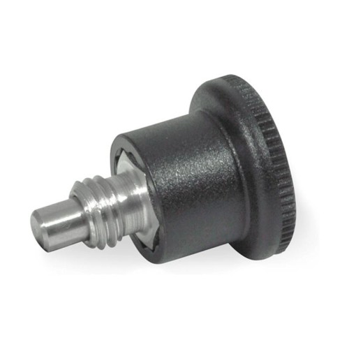 Mini stainless steel indexing pin GN 822.7-6-M12-C - Mini stainless steel indexing pin / plastic knob Mini stainless steel indexing pin GN 822.7-6-M12-C - Mini stainless steel indexing pin / plastic knob