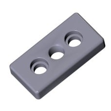 Mounting flange for profile 50x100 M20