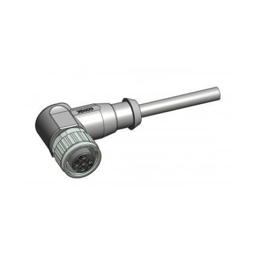 Female connector cable, M12 4-pin, angled, 10m, PVC Female connector cable, M12 4-pin, angled, 10m, PVC