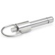 Stainless steel mounting pin GN 214.6-12-40 - with fin axial lock, stainless steel button