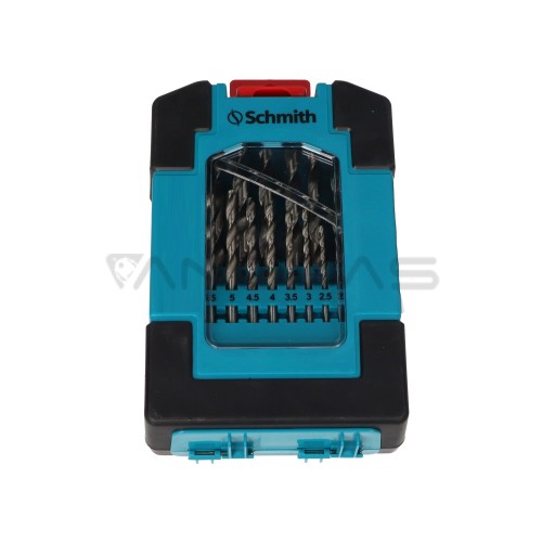 NWKA grąžtų rinkinys 1.0-10.0mm HSS PRO 19 vnt Schmith NWKA grąžtų rinkinys 1.0-10.0mm HSS PRO 19 vnt Schmith